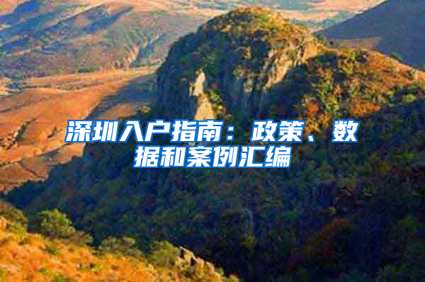 深圳入户指南：政策、数据和案例汇编