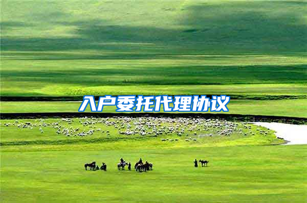 入户委托代理协议