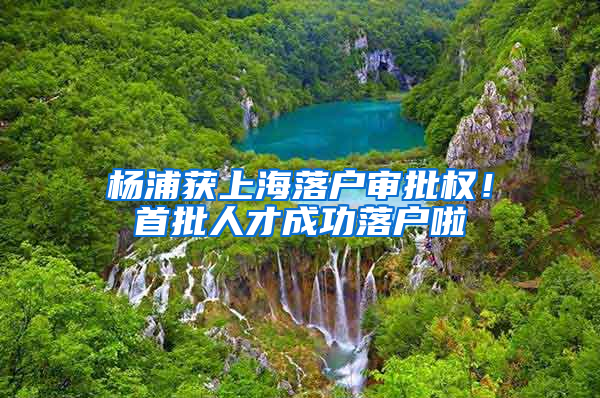 杨浦获上海落户审批权！首批人才成功落户啦