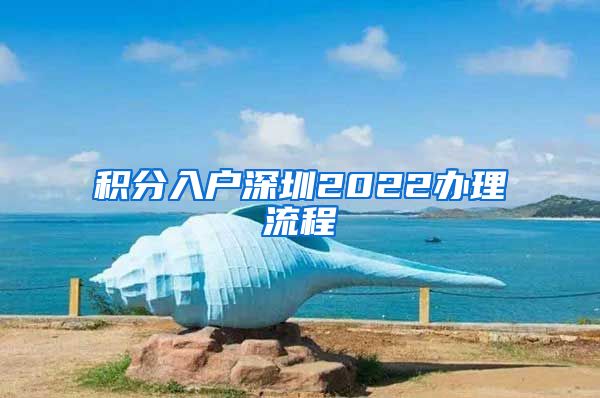 积分入户深圳2022办理流程
