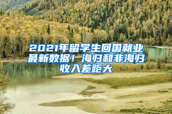 2021年留学生回国就业最新数据！海归和非海归收入差距大