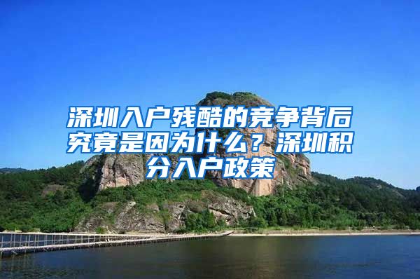 深圳入户残酷的竞争背后究竟是因为什么？深圳积分入户政策