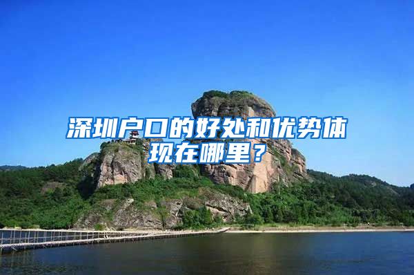 深圳户口的好处和优势体现在哪里？