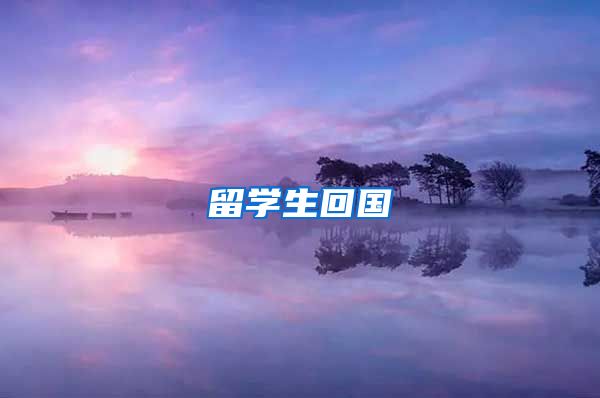 留学生回国
