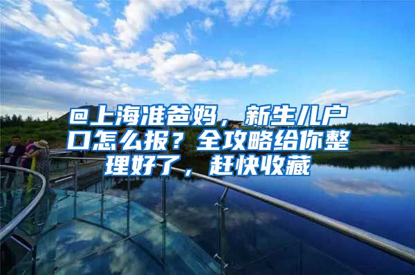 @上海准爸妈，新生儿户口怎么报？全攻略给你整理好了，赶快收藏