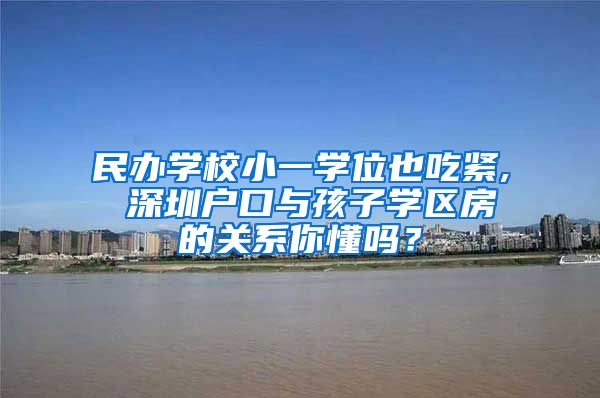 民办学校小一学位也吃紧, 深圳户口与孩子学区房的关系你懂吗？