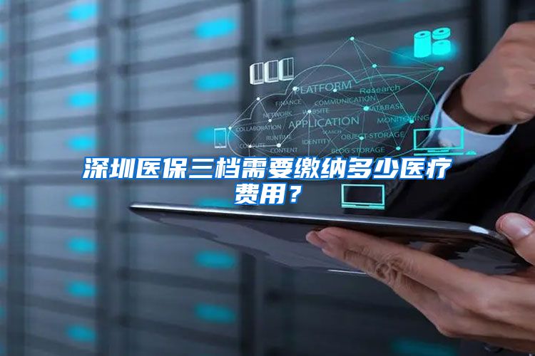 深圳医保三档需要缴纳多少医疗费用？