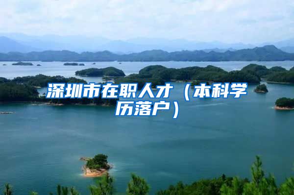 深圳市在职人才（本科学历落户）