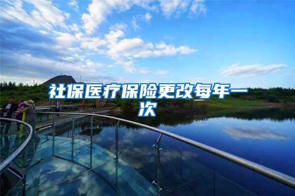 社保医疗保险更改每年一次