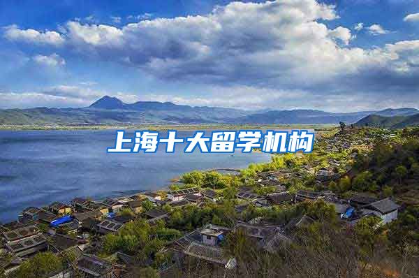 上海十大留学机构