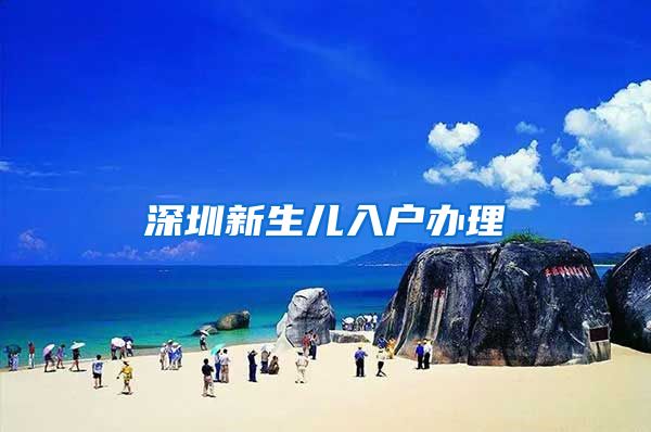 深圳新生儿入户办理