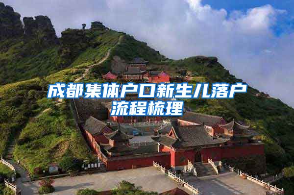 成都集体户口新生儿落户流程梳理