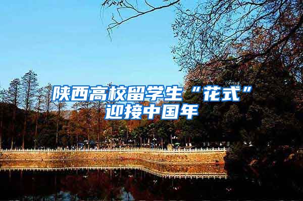 陕西高校留学生“花式”迎接中国年
