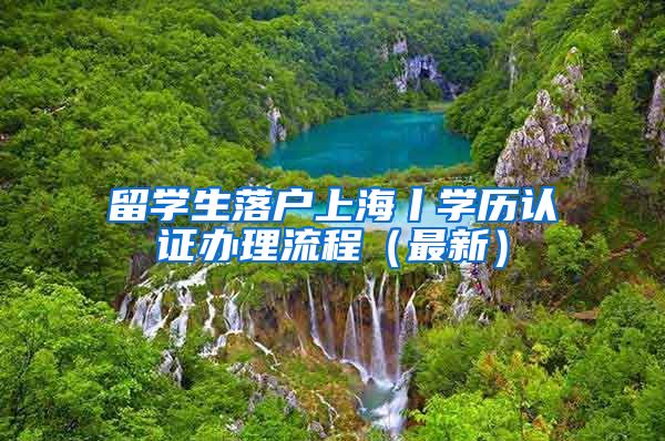 留学生落户上海丨学历认证办理流程（最新）